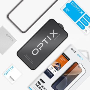 UNIQ Optix Matte Apple iPhone 15 6.1" / 14 Pro 6.1" matte Apsauginis stiklas with applicator - Image 5