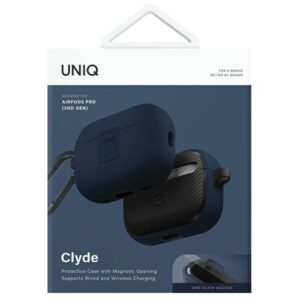 UNIQ Clyde Lock Dėklas AirPods Pro 2 (2022/2023) royal blue-dark pilkos spalvos - Image 7