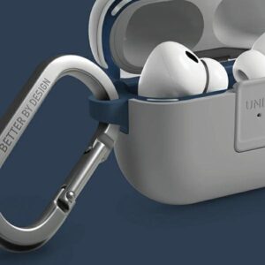 UNIQ Clyde Lock Dėklas AirPods Pro 2 (2022/2023) beige-geltonos spalvos/ivory-canary geltonos spalvos - Image 4
