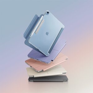UNIQ Camden Click Apple iPad Air 13" (2024) Dėklas rožinės spalvos/blush rožinės spalvos - Image 9
