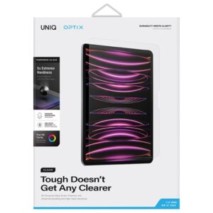 UNIQ Optix Clear iPad Air 13" (2024) tempered glass with applicator - Image 6