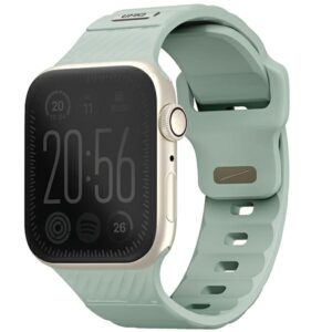 UNIQ Stride Apple Watch Series 1/2/3/4/5/6/7/8/9/SE/SE2/SE3 38/40/41mm FKM Rubber apyrankė Mint/Ice
