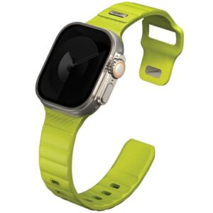 UNIQ apyrankė Stride Apple Watch Series 1/2/3/4/5/6/7/8/9/SE1/2/3/Ultra1/2/3 42/44/45/49mm FKM Rubber - Image 3