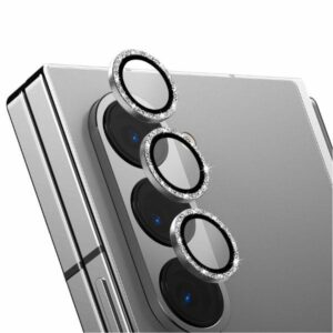 UNIQ Optix Aluminium Camera LensProtector Samsung Z Fold6 F956 sterling silver szkło na obiektyw aparatu z aplikatorem