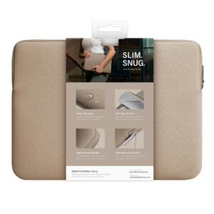 UNIQ bag Cyprus laptop Sleeve 14" nude rudos spalvos water-resistant neoprene - Image 7