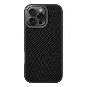 UNIQ dėklas Keva Max Apple iPhone 16 Pro 6.3 Magclick Charging juodos spalvos/juodos spalvos(carbon) - Image 2