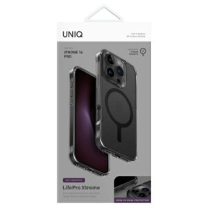 UNIQ LifePro Xtreme Apple iPhone 16 Pro dėklas 6.3" Magclick Charging pilkos spalvos smoked - Image 4