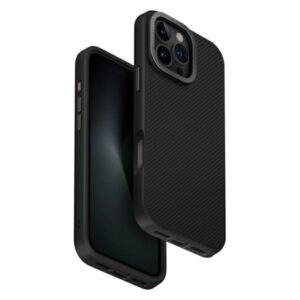 UNIQ dėklas Keva Max Apple iPhone 16 Pro Max 6.9" Magclick Charging juodos spalvos/carbon juodos spalvos - Image 1