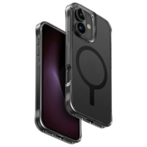 UNIQ LifePro Xtreme Apple iPhone 16 6.1" dėklas Magclick Charging juodos spalvos frost smoke - Image 1