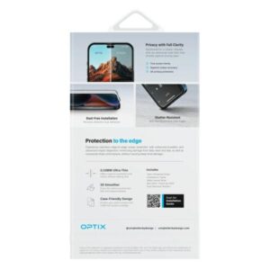 UNIQ Optix Privacy Apple iPhone 16 Plus / 15 Plus / 14 Pro Max 6.7" Privacy Apsauginis stiklas su aplikatoriumi - Image 3