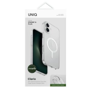 UNIQ Clario Apple iPhone 16 Plus 6.7" Magclick Charging dėklas skaidrus lucent clear - Image 4