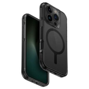 UNIQ Combat dėklas Apple iPhone 16 Pro Max 6.9" Magclick Charging juodos spalvos carbon juodos spalvos - Image 1