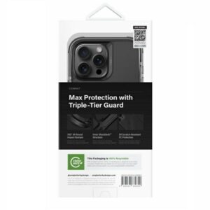 UNIQ Combat dėklas Apple iPhone 16 Pro Max 6.9" Magclick Charging juodos spalvos carbon juodos spalvos - Image 5