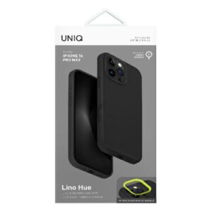 UNIQ Lino Hue Apple iPhone 16 Pro Max 6.9" Magclick Charging dėklas pilkos spalvos charcoal pilkos spalvos - Image 7