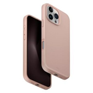 UNIQ Lino Hue Apple iPhone 16 Pro Max 6.9" Magclick Charging dėklas rožinės spalvos blush rožinės spalvos - Image 7