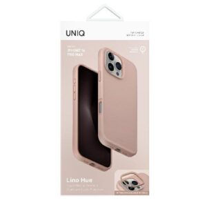 UNIQ Lino Hue Apple iPhone 16 Pro Max 6.9" Magclick Charging dėklas rožinės spalvos blush rožinės spalvos - Image 6