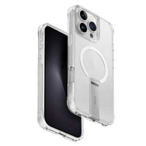 UNIQ Eleva with Vertica Stand Apple iPhone 16 Pro Max 6.9" skaidrus/lucent clear