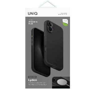 UNIQ Lyden dėklas Apple iPhone 16 Plus 6.7" Magclick Charging juodos spalvos Dallas juodos spalvos - Image 6