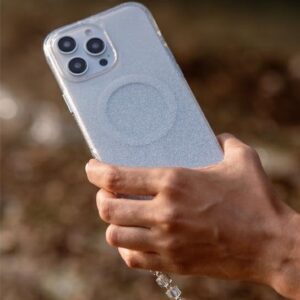 UNIQ dėklas Coehl Lumino Apple iPhone 16 Pro 6.3" Magnetic Charging sparkling silver - Image 8