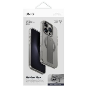 UNIQ Heldro Max Apple iPhone 16 Pro 6.3" Magclick Charging dėklas skaidrus clear lucent - Image 4