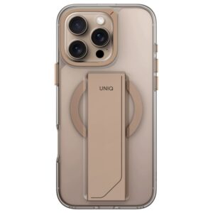 UNIQ Heldro Max Apple iPhone 16 Pro 6.3" Magclick Charging dėklas gold taupe gold - Image 2