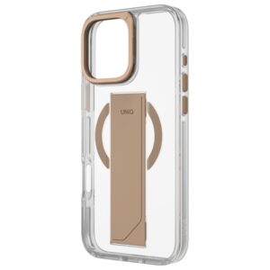 UNIQ Heldro Max Apple iPhone 16 Pro 6.3" Magclick Charging dėklas gold taupe gold - Image 3