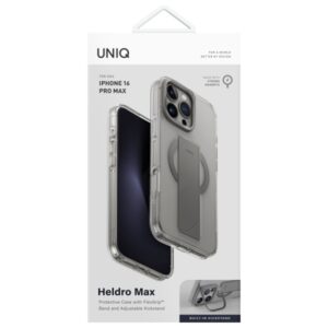 UNIQ Heldro Max Apple iPhone 16 Pro Max 6.9" Magclick Charging Clear Lucent - Image 4