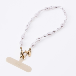 UNIQ Coehl Perla Handstrap universal phone strap for hand baltos spalvos/baltos spalvos pearl - Image 2