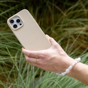 UNIQ Coehl Perla Handstrap universal phone strap for hand baltos spalvos/baltos spalvos pearl - Image 4