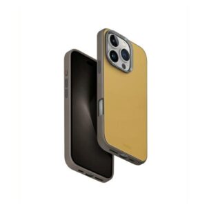 UNIQ dėklas Lyden DS Apple iPhone 16 Pro 6.3" Magclick Charging yellow-pilkos spalvos - Image 1