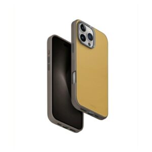 UNIQ dėklas Lyden DS Apple iPhone 16 Pro Max 6.9" Magclick Charging yellow-pilkos spalvos - Image 1