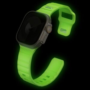 UNIQ Band Stride SE Apple Watch 42/41/40mm FKM Rubber apyrankė lume - Image 5
