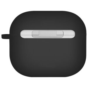 UNIQ dėklas Nexo AirPods 4 + Ear Hooks Silicone juodos spalvos - Image 2