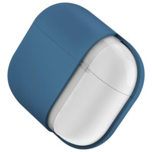 UNIQ dėklas Nexo AirPods 4 + Ear Hooks Silicone pacific blue - Image 5
