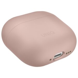 UNIQ dėklas Lino AirPods 4 Silicone rožinės spalvos blush - Image 4