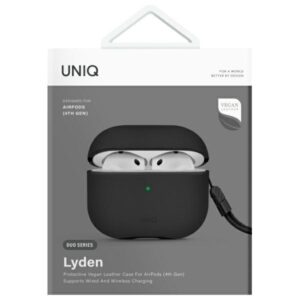 UNIQ dėklas Lyden DS AirPods 4 dallas juodos spalvos - Image 3