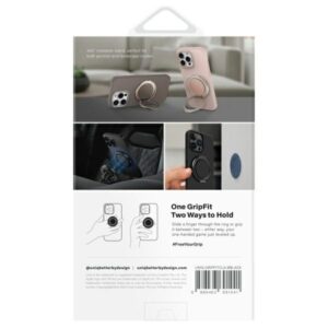 UNIQ Gripfit 360 Magnetic Mount&Kickstand Magnetic Holder midnight juodos spalvos - Image 3