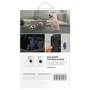 UNIQ Gripfit 360 Magnetic Mount&Kickstand Magnetic Holder flint pilkos spalvos - Image 3