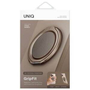UNIQ Gripfit 360 Magnetic Mount&Kickstand Magnetic Holder flint pilkos spalvos - Image 2