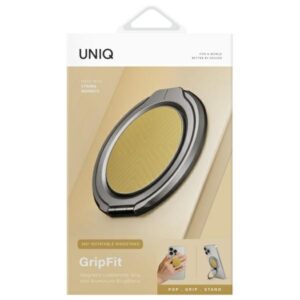 UNIQ Gripfit 360 Magnetic Mount & Kickstand Magnetic Holder canary yellow - Image 2