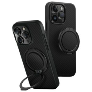 UNIQ dėklas Keva Air Apple iPhone 16 Pro Max 6.9" Magclick Charging carbon juodos spalvos - Image 1