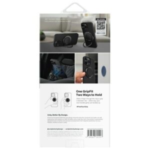 UNIQ dėklas Keva Air Apple iPhone 16 Pro Max 6.9" Magclick Charging carbon juodos spalvos - Image 3