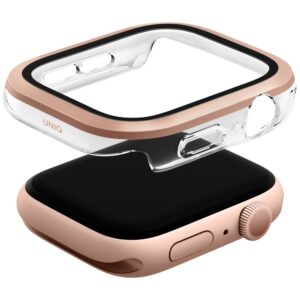 Dėklas UNIQ Voute for Apple Watch Series 10 / 11 46mm tempered glass rose gold - Image 2