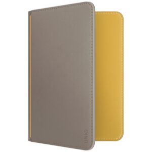 Passport Dėklas UNIQ Belmont RFID pilkos spalvos geltonos spalvos