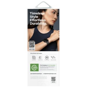 apyrankė UNIQ Dante Pro for Apple Watch 42/41/40mm Stainless Steel graphite juodos spalvos - Image 4