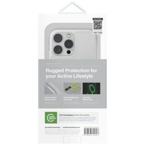 Dėklas UNIQ Combat Active Apple iPhone 16 Pro Magclick Charging lume baltos spalvos - Image 5