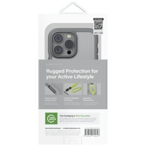 Dėklas UNIQ Combat Active Apple iPhone 16 Pro Magclick Charging pilkos spalvos - Image 6