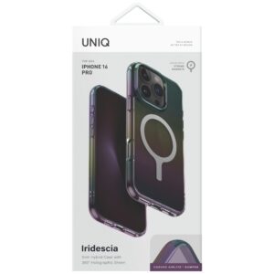 Dėklas UNIQ Iridescia Apple iPhone 16 Pro Magclick Charging midnight - Image 4