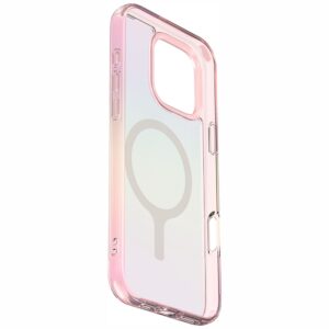 Dėklas UNIQ Iridescia Apple iPhone 16 Pro Magclick Charging rožinės spalvos prism - Image 3
