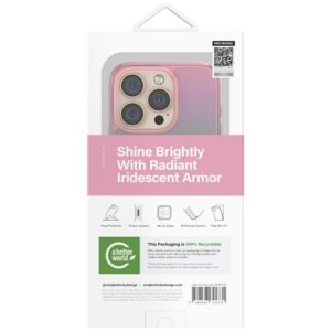Dėklas UNIQ Iridescia Apple iPhone 16 Pro Magclick Charging rožinės spalvos prism - Image 5